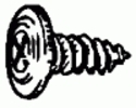 Wheel Moulding Screw #8 X 7/16 <br><font color=red><font size=2.5>GM: 588546</font></font>