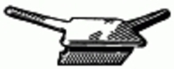 Nissan Windshield Moulding Clip 11MM X 40MM <br><font color=red><font size=2.5>Nissan: 7282601P00</font></font>
