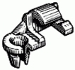 Chrysler Door Lock Rod Clip 5/32'' Rod Size (RH) <br><font color=red><font size=2.5>GM: 8891030 | 8891031 | 88981031 <br>Chrysler: 3454220</font></font>