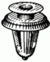 Toyota Door Trim Retainer 9.5MM Stem Diameter <br><font color=red><font size=2.5>Toyota: 6777102030 | 6777112030 <br>Toyota: 6777112050</font></font>