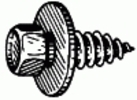 Hex Head Sems Tapping Screw M6.3-1.81 X 16MM