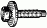 Hex Head Sems  W/ Dog Point M6-1.0 X 30MM Phosphate Replaces # 23337