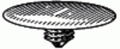 Hood Insulation Retainer 30MM Head Diameter 9MM Length <br><font color=red><font size=2.5>Honda: 90700SB2003</font></font>