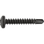 Phillips Pan Head Teks Screw #8 X 1/2'' - Black