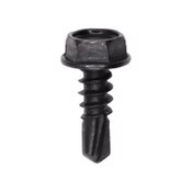 #10 X 1/2'' Hex Washer Head Teks Screw - Black Oxide