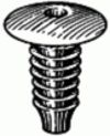 Trim Panel Retainer 19MM Head Diameter 20MM Stem Length <br><font color=red><font size=2.5>GM: 2207713</font></font>