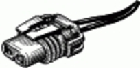 Halogen Headlight Low Beam Pigtail <br><font color=red><font size=2.5>Replaces # 23372</font></font>