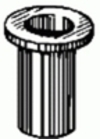 Large Flange Thin Sheet Aluminum Nutsert 1/4-20 Thread