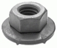 M6-1.0 Free Spinning Washer Nut 16MM O.D. 10MM Hex <br><font color=red><font size=2.5>VW & Audi: N90100001</font></font>