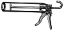 Die Cast Alloy & Steel Caulking Gun