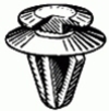 Mazda & Toyota Trim Panel Retainer 14MM Length <br><font color=red><font size=2.5>Mazda: 992740822 <br>Toyota: 6258114020</font></font>