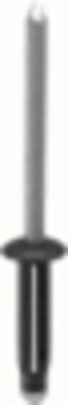 Split Type Rivet 3/16'' Diameter 3/64-11/32'' Grip All Aluminum - Black <br><font color=red><font size=2.5>Replaces # 23382</font></font>