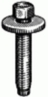 Hex Head Sems  Body Bolt M8-1.25 X 42MM Phosphate <br><font color=red><font size=2.5>Ford: N606692S2</font></font>
