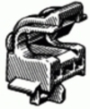 Hood Prop Rod Clip - Holds 8MM Prop Rod <br><font color=red><font size=2.5>Honda: 90677SE0003</font></font>