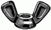 Wing Nut M6-1.0 Zinc