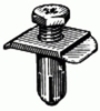 Bumper Cover Retainer 20 X 30MM Head  20MM Length <br><font color=red><font size=2.5>Ford: E92Z17C756C <br>Mazda: GJ2150034</font></font>