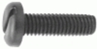 Black Nylon License Plate Screw M6-1.0 X 20MM