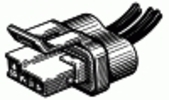 GM 3-Wire Alternator Connector Pigtail<br><font color=red>Replaces # 23019</font>