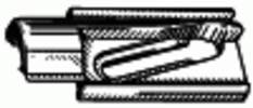 Chrysler Window Reveal Moulding Clip <br><font color=red><font size=2.5>Chrysler: 6004036</font></font>