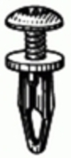 GM Push-Type Retainer 11MM Head Diameter 18MM Length <br><font color=red><font size=2.5>Chrysler: 55075139 <br>GM: 21042098</font></font>