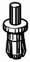GM Push-Type Retainer 7MM Head Diameter 10MM Length <br><font color=red><font size=2.5>GM: 21077405</font></font>