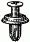 Honda Cowl Vent Panel Retainer 11MM Length <br><font color=red><font size=2.5>Honda: 90687SB0003 | 90687SB0013 <br>Honda: 90687SB2901ZF</font></font>