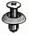 Mitsubishi Bumper Push-Type Retainer 10MM Length <br><font color=red><font size=2.5>Chrysler: MB253964 <br>Mitsubishi: MB253964 | MB887567</font></font>
