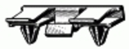GM Radiator Grille Clip <br><font color=red><font size=2.5>GM: 96061863 <br>Suzuki: 7211560A00</font></font>