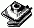 Nissan U-Nut (Nylon) #12 Screw  31MM X 22MM Replaces # 23389