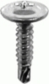 Phillips Round Washer Head Teks Tapping Screw #8 X 3/4''