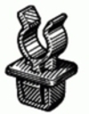 Toyota Hood Prop Rod Clip (Holds 6MM&7MM Rods) Toyota: 9095901136