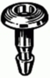 Nissan Cowl Screen Pin Retainer <br><font color=red><font size=2.5>Nissan: 6682088E00</font></font>