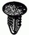 Nissan Cowl Grille Retainer 12MM Head Diameter 16MM Length <br><font color=red><font size=2.5>Nissan: 0155301781 | 27158Q0100</font></font>
