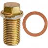 Oil Drain Plug & Gasket M14-1.5 Thread - Zinc