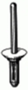 Chrysler Nylon Rivet 1/4'' Diameter 1/32-3/16'' Grip AMC & Renault: 4630088 Chrysler: 4630660