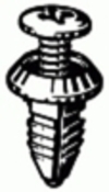 Chrysler Push-Type Retainer 15/32'' Head 9/16'' Length <br><font color=red><font size=2.5>Chrysler: 6502573 | 5113015AA</font></font>