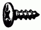#8 X 7/16'' Phillips Special Truss Head Tapping Screw - Chrome