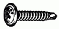 Phillips Washer Head Teks  Srew #8 X 1'' - Zinc <br><font color=red><font size=2.5>Chrysler: 4005091</font></font>