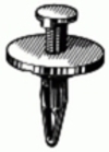 GM Rear Bumper Fascia Retainer 1'' Head Diameter GM: 22587036