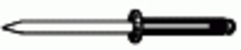 Split-Type Rivet 5/32'' Diameter 3/64-1/4'' Grip Aluminum <br><font color=red><font size=2.5>Chrysler: 6034212 | 6036148AA <br> GM: 10131511 | 11588308 <br>Ford: N807620S100</font></font>