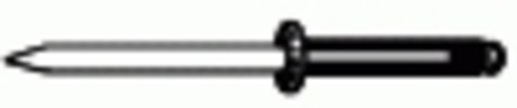 Split-Type Rivet 5/32'' Diameter 3/64-1/4'' Grip Aluminum