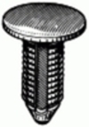 GM Compensator Panel To Quarter Panel Retainer GM: 20652520