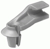 Chrysler Door Lock Rod Clip Right Side 1/8'' Rod <br><font color=red><font size=2.5>Chrysler: 4658444</font></font>