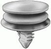 GM Door Trim Panel Retainer White GM: 10287971