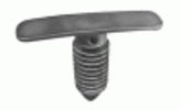 GM Rear Bumper Fascia Retainer Black Nylon GM: 10299660 | 10403591 | 11517700
