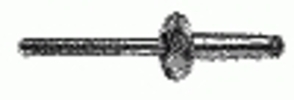 15 Peel-Type Rivets 1/4 Inch Diameter - 25/64 To 21/32 Grip Range For Ford Vehicles