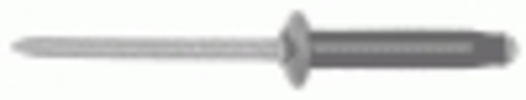 GM Split-Type Rivet 3/16'' Diameter 3/64''-15/64'' Grip Aluminum