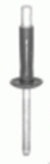 GM Split-Type Rivet 1/4'' Diameter 3/64-1/4'' Grip Aluminum