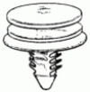 GM Door Garnish Moulding & Pillar Trim Panel Retainer GM: 10408480