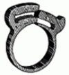 Single Bond Hose Clamp 5/16'' - Black Nylon